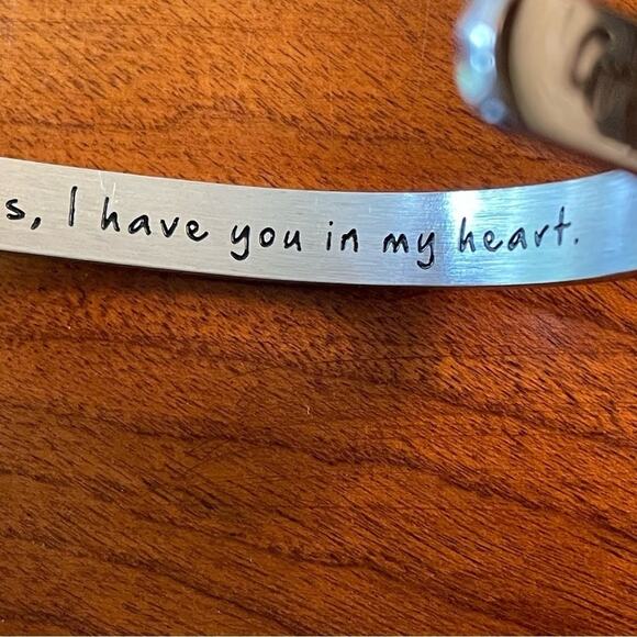 Grandpa “ God Has you in His Arms, I Have You in‎ My Heart” Memory Bracelet NEW - Picture 4 of 6